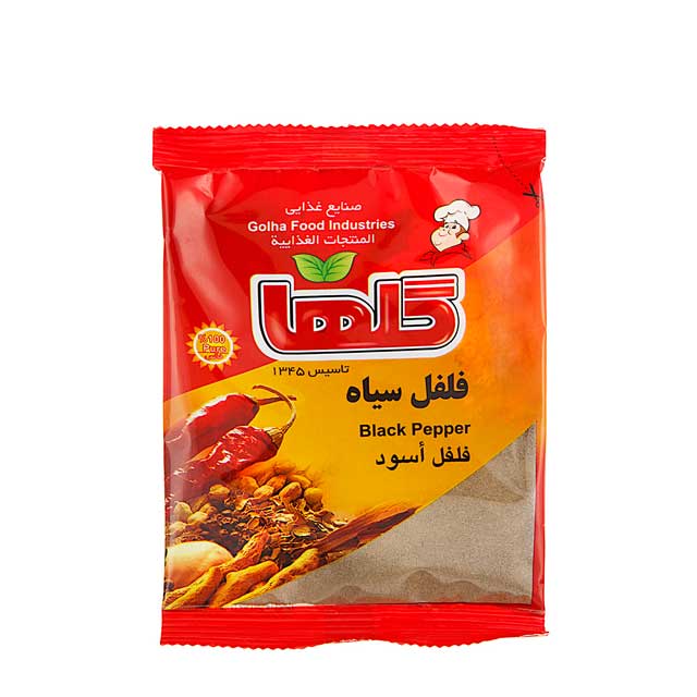 پودر فلفل سیاه گلها 50 گرمی