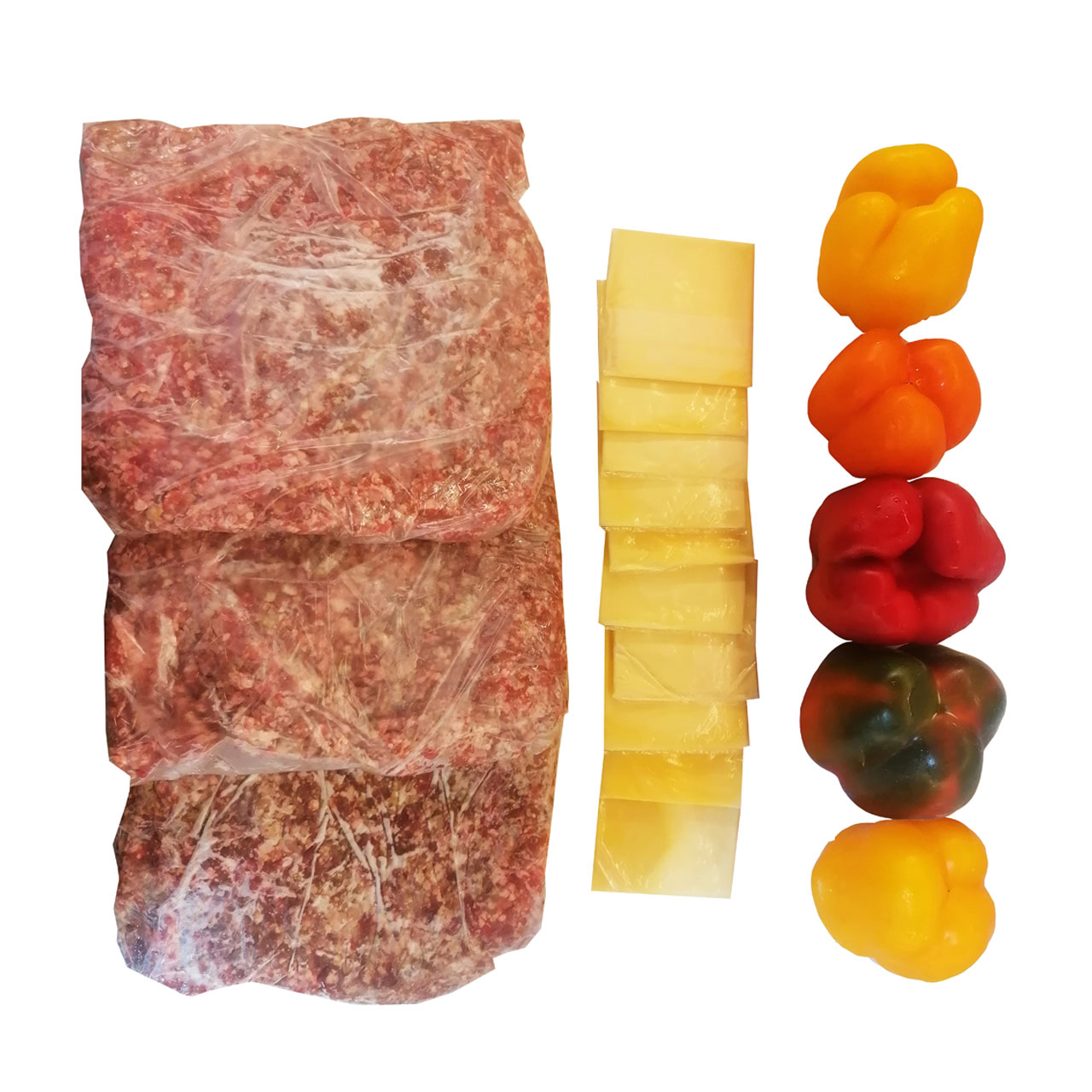 چیزبرگر خانگی 90% گوشت جلز ولز 120 گرمی