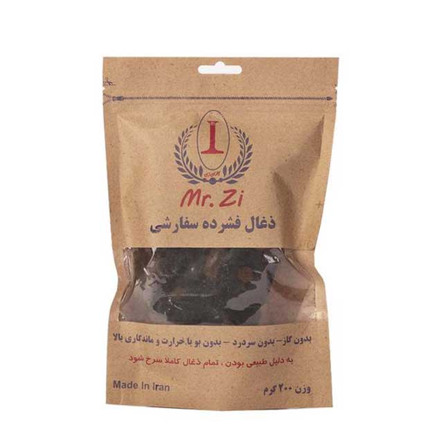 زغال فشرده سفارشی مستر زی 200 گرمی