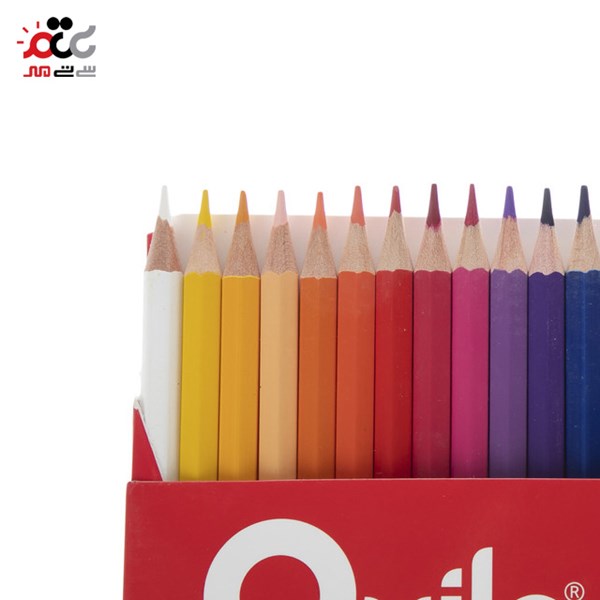 مداد رنگی جعبه ای کوییلو  مدل 634004 بسته 24 عددی