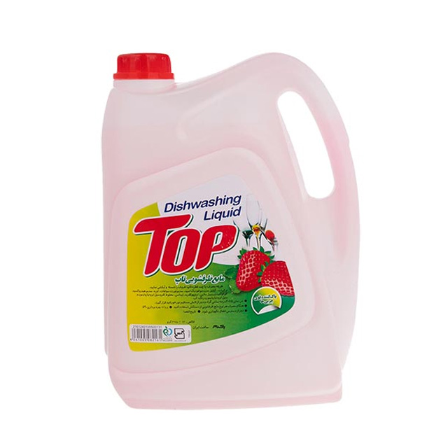 مایع ظرفشویی با رایحه توت فرنگی تاپ 3750 میلی لیتری