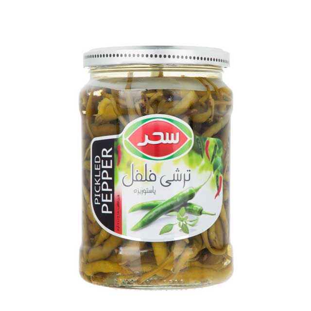 ترشی فلفل سوزنی سحر 600 گرمی