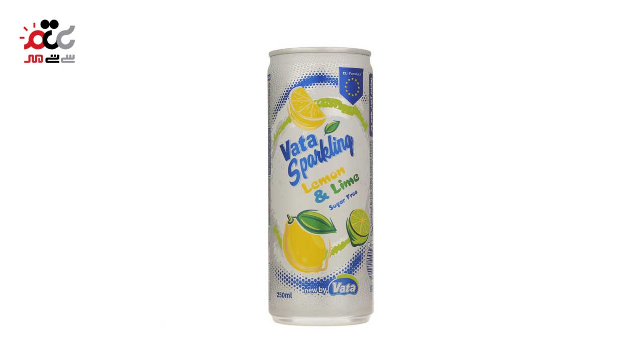 آب گازدار با طعم لیمو واتا 250 میلی لیتری