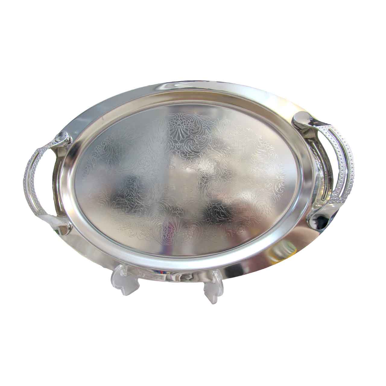 سینی استیل بیضی طرحدار دیاکو کد 8047