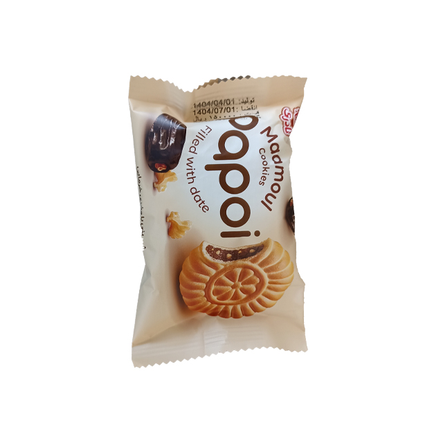 شیرینی پاپوی خرمایی نادری 40 گرمی یک عددی