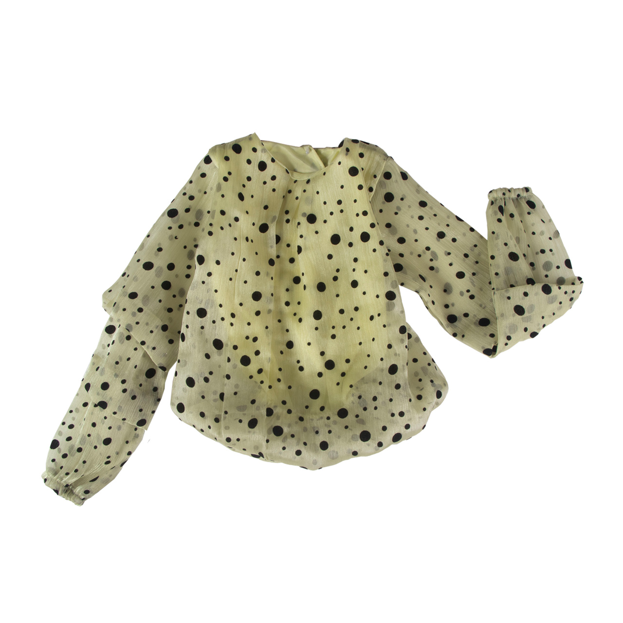 شومیز حریر دخترانه مدل توپ توپی