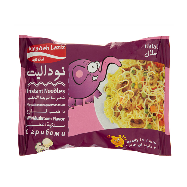 نودالیت قارچ آماده لذیذ 75 گرمی