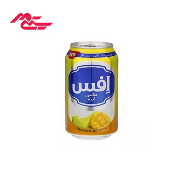 نوشیدنی مالت بدون الکل با طعم انبه طالبی افس 330 میلی لیتری