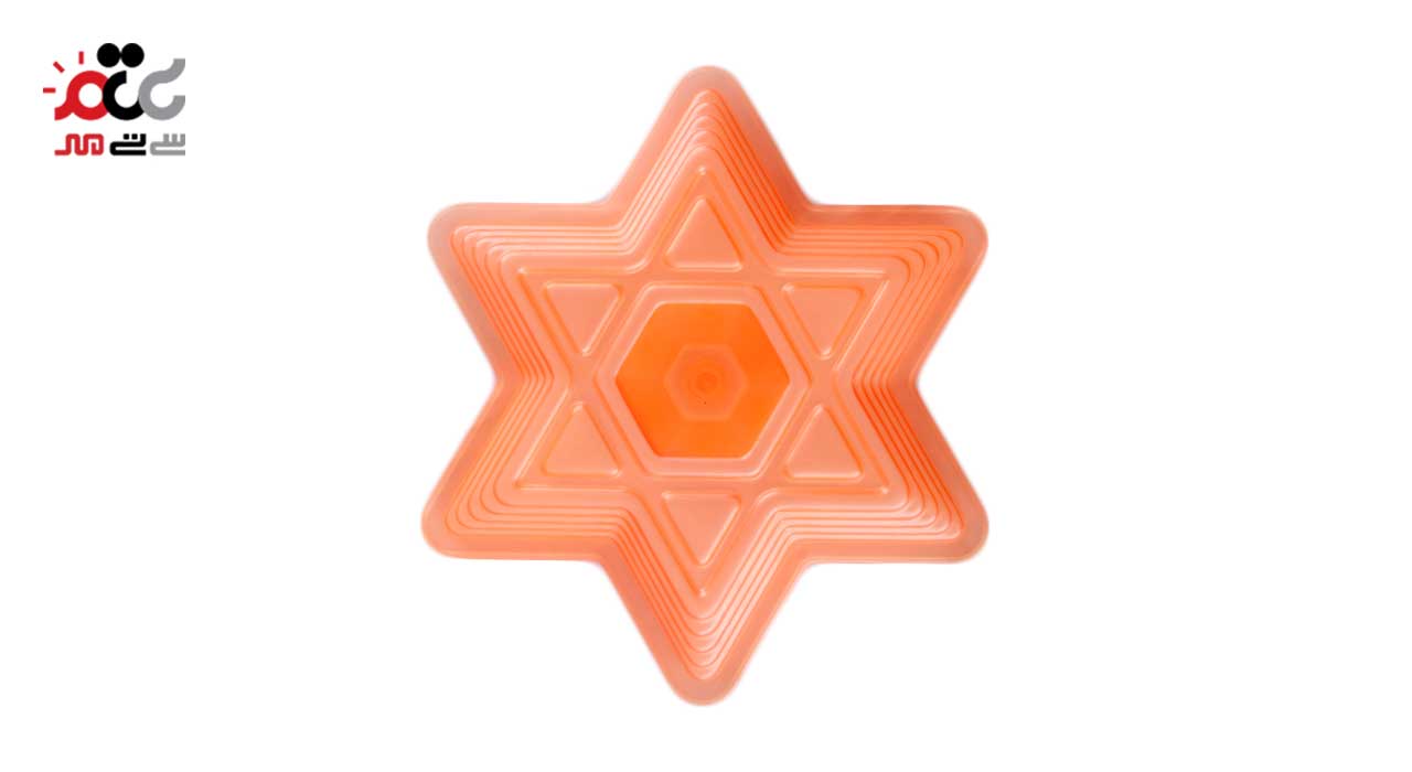 قالب ژله پلاستیکی طرح ستاره طبقاتی