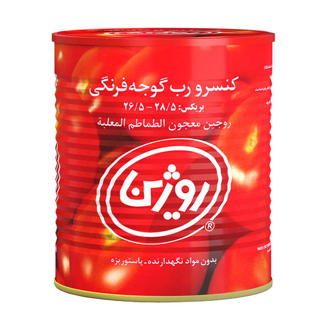 کنسرو رب گوجه فرنگی روژین 800 گرمی