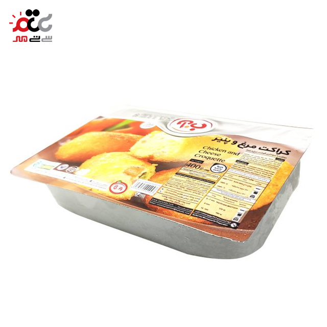 کراکت مرغ و پنیر ب.آ 400 گرمی
