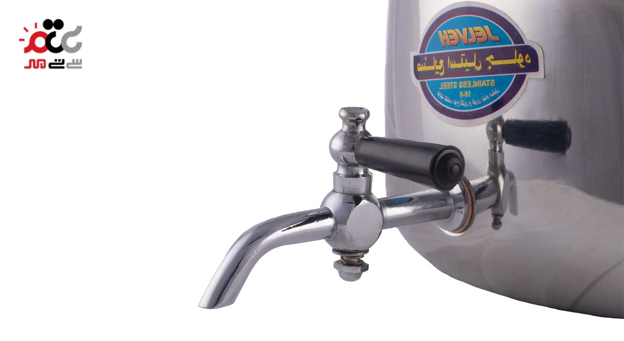 کتری استیل جلوه مدل شیردار 6 لیتری کد 3281