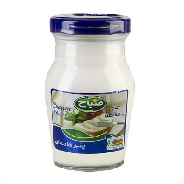 پنیر خامه ای شیشه ای صباح 140 گرمی