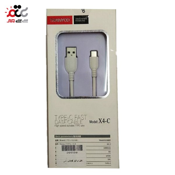 کابل USB به Type-C ترانیو مدل X4 طول 1.5 متر 5 آمپر