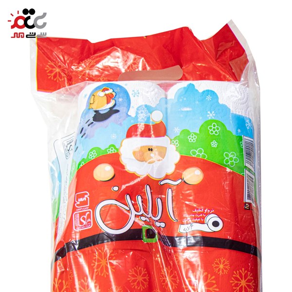 دستمال توالت آیلین مدل رولی بسته 2 عددی