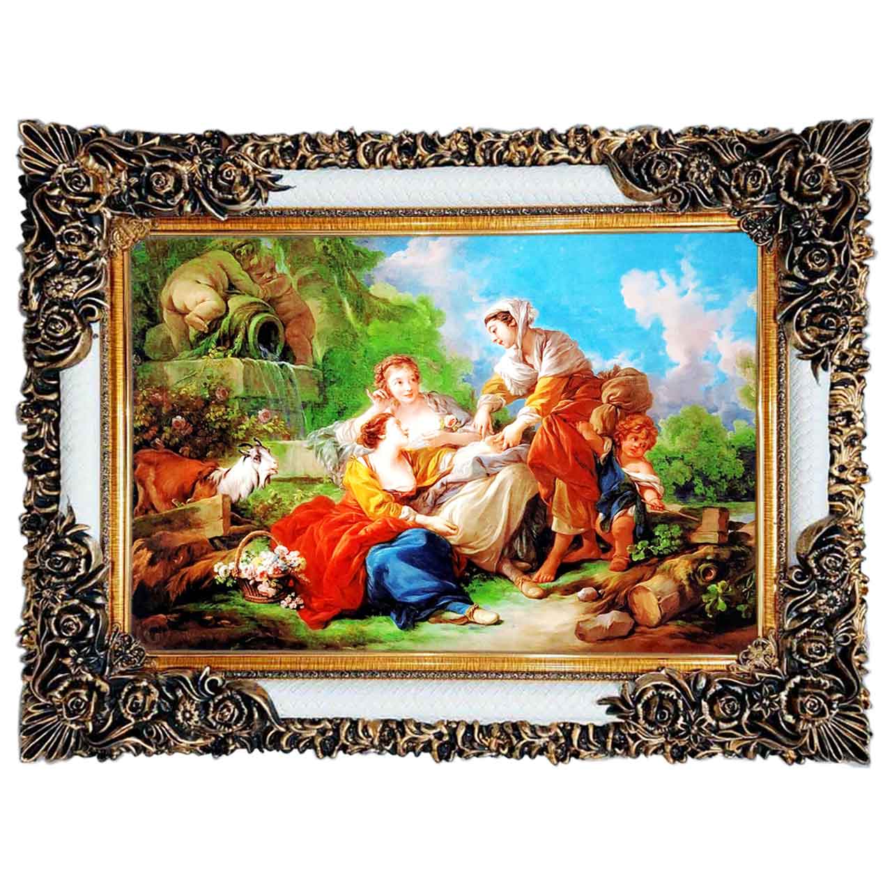 تابلو فرش چاپی طرح پیک نیک کد 11040 سایز 100×50 سانتی متری