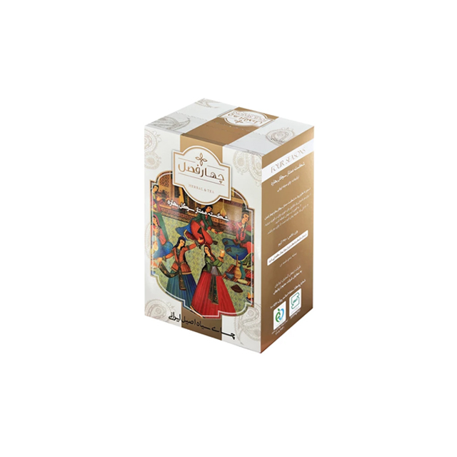 چای سیاه ایرانی شکسته ممتاز سرگل بهاره چهار فصل 350 گرمی