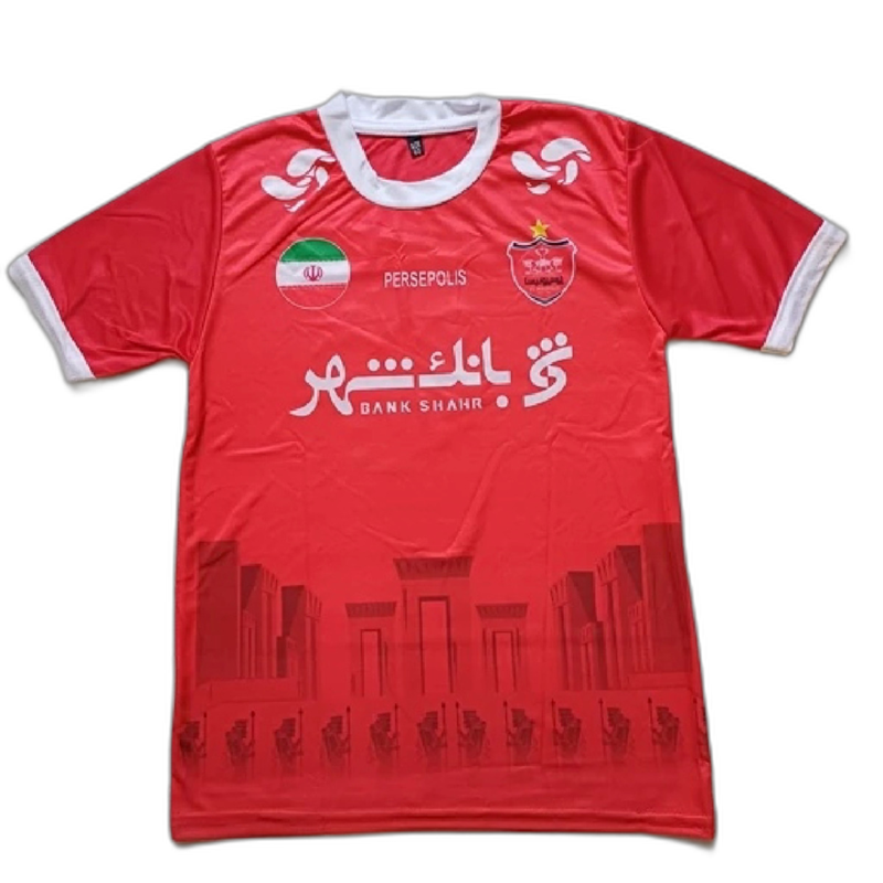 خرید اینترنتی پیراهن و شورت ورزشی مدل تیم پرسپولیس