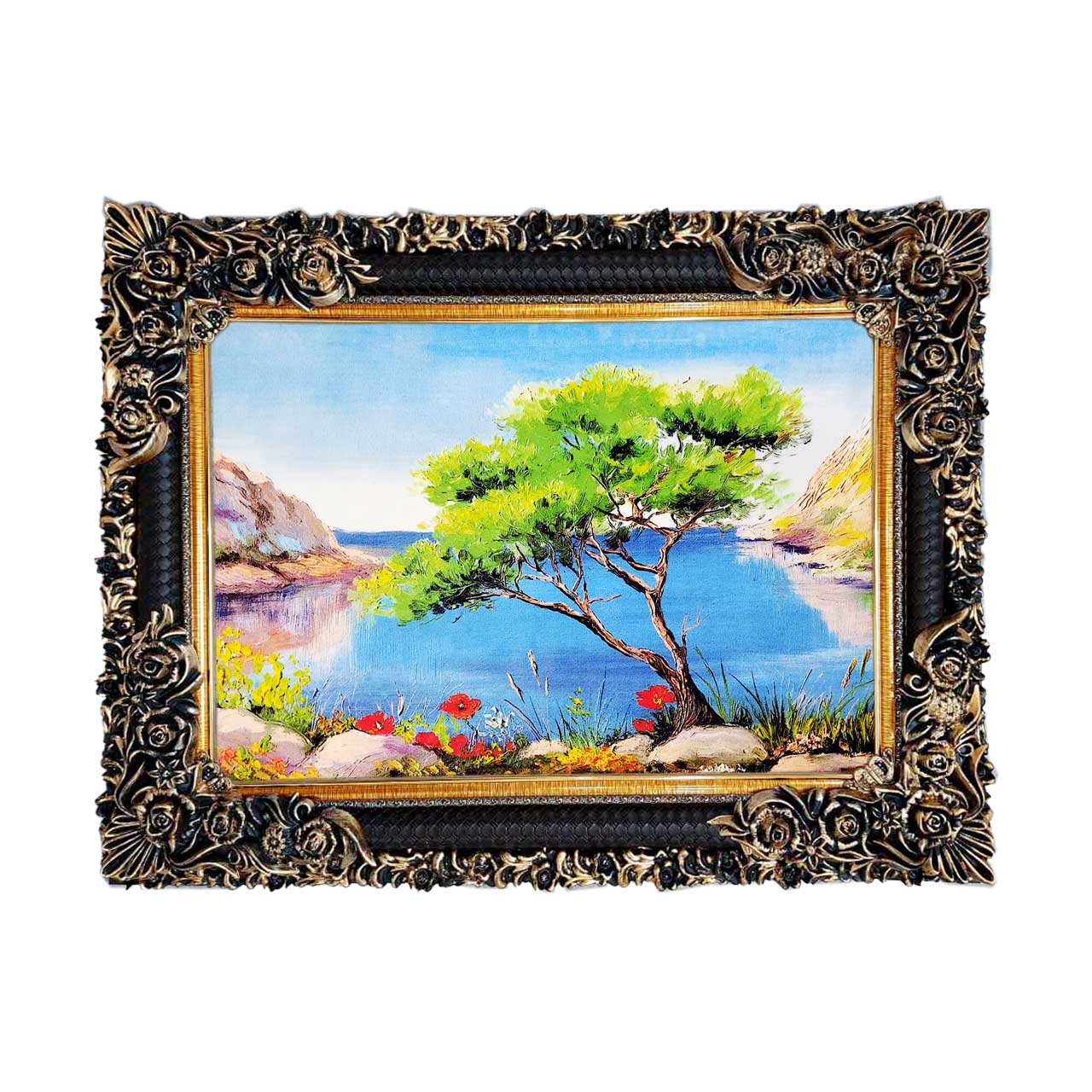 تابلو فرش با زیبا ترین قاب