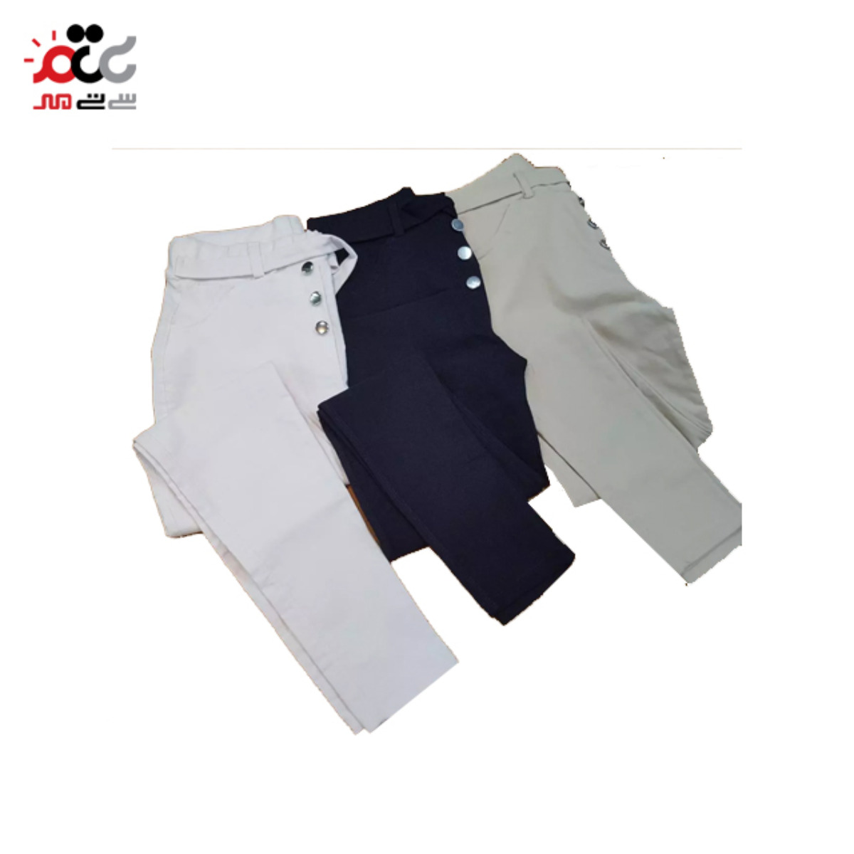  شلوار زنانه جذب کتان 