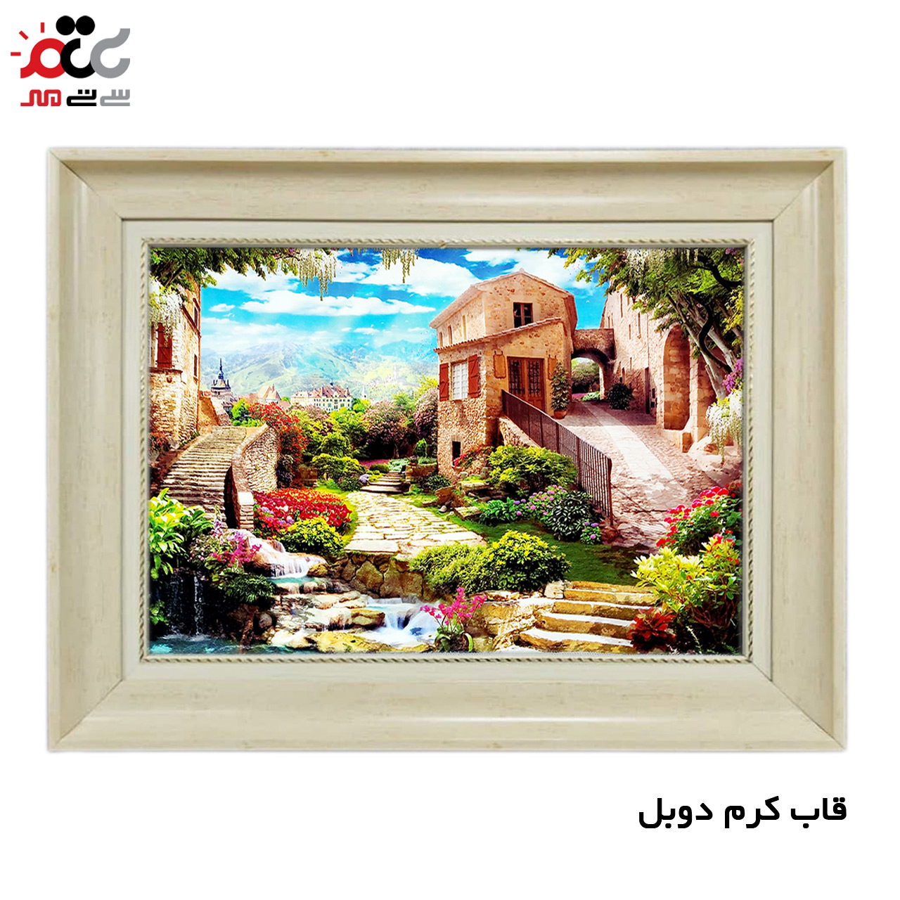 تابلو فرش چاپی طرح منظره کد 10055 سایز 50×35 سانتی متری