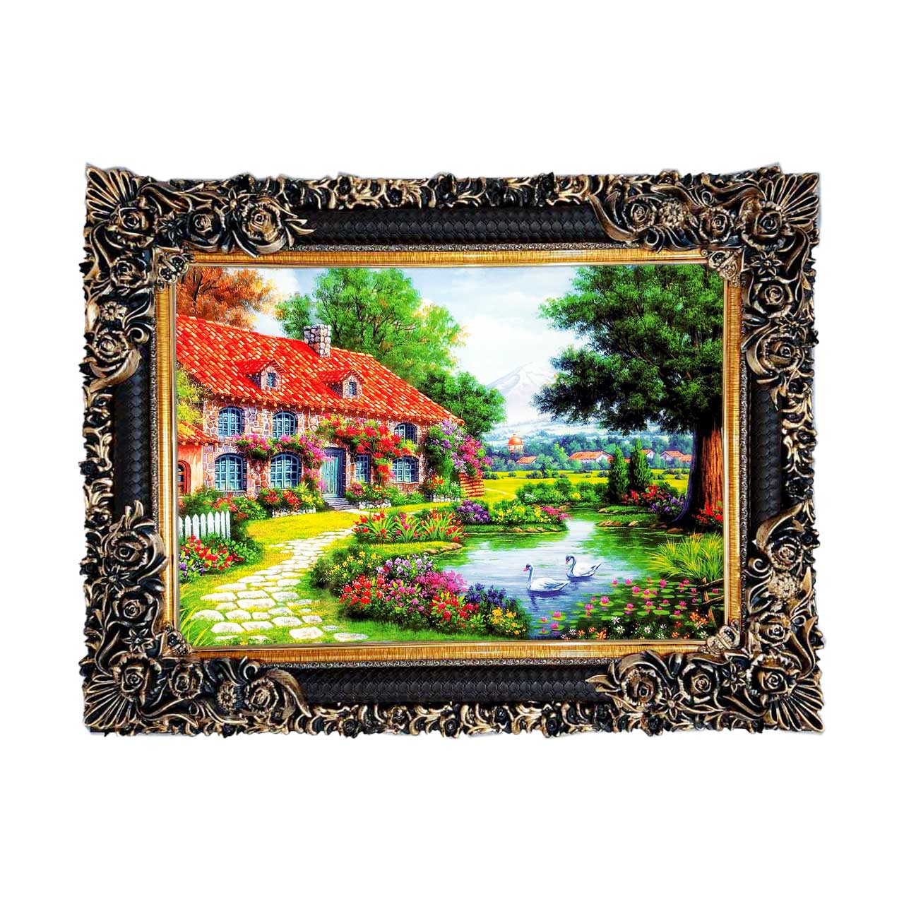 تابلو فرش با زیبا ترین قاب