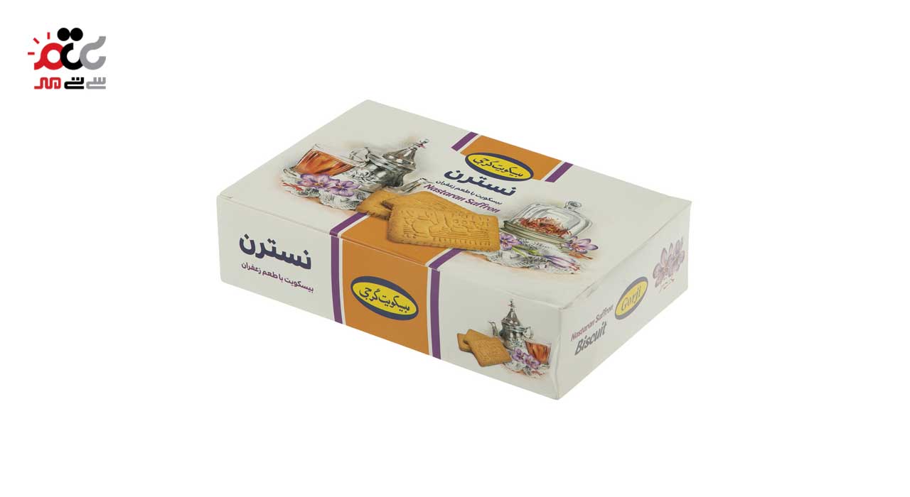 بیسکویت زعفرانی نسترن گرجی 380 گرمی