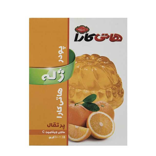 پودر ژله پرتقالی هاتی کارا 100 گرمی