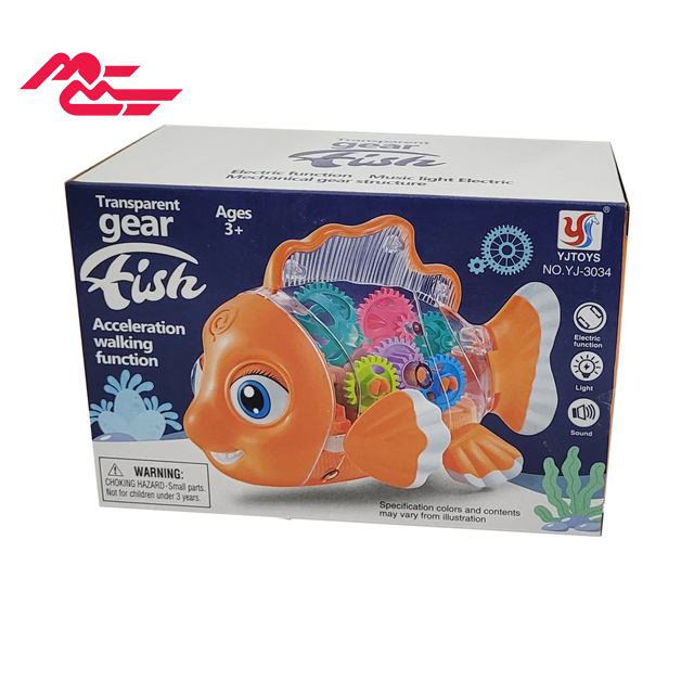 اسباب بازی مدل ماهی نمو موزیکال چرخ دنده ای کد 89834