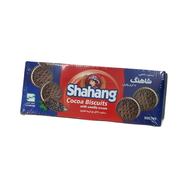 بیسکویت کاکائویی شاهنگ با کرم وانیلی 700 گرمی