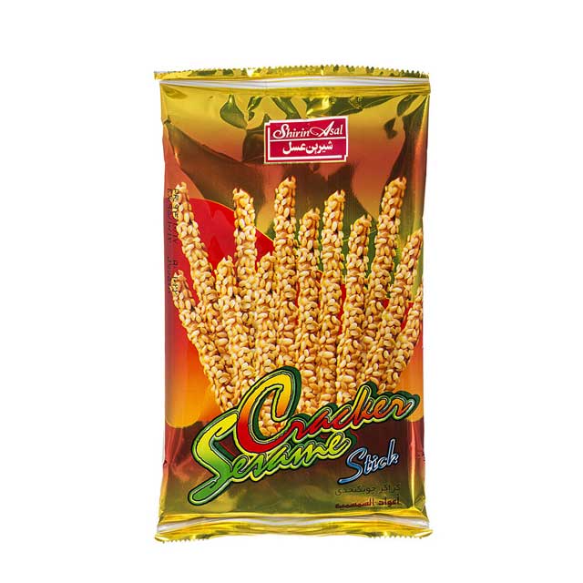 کراکر چوب کنجدی شیرین عسل 30 گرمی