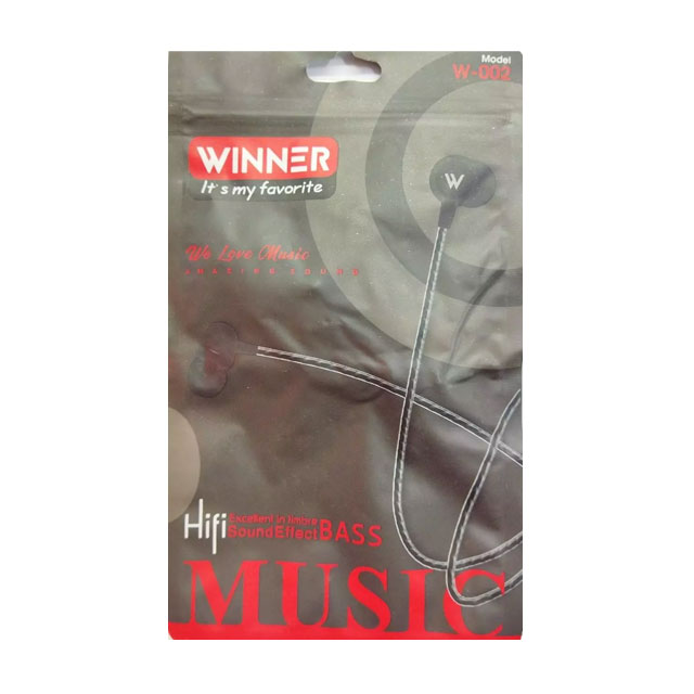 هنزفری سیمی مدل WINNER W_002