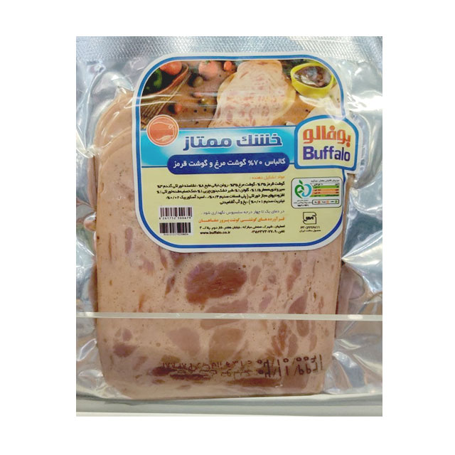 کالباس خشک ممتاز 70 درصدگوشت مرغ و گوشت قرمز بوفالو 200 گرمی