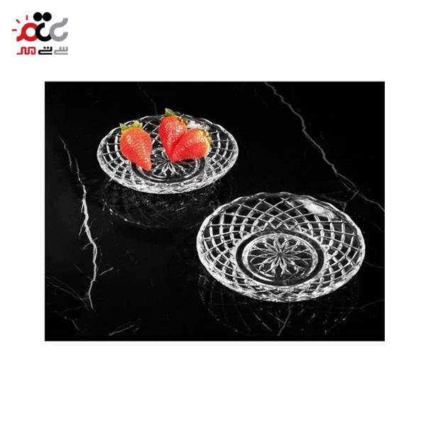 پیش دستی شیشه ای کاوه مدل میشل 6 عددی