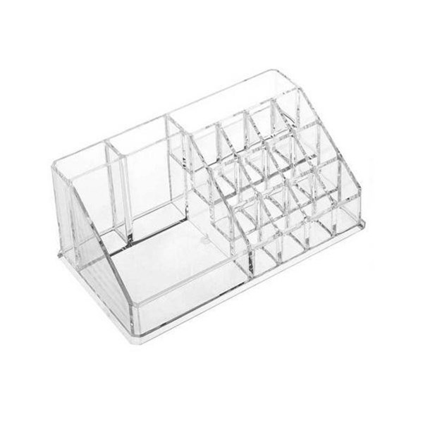 استند لوازم آرایشی 16 خانه اکرولیک کد 5670
