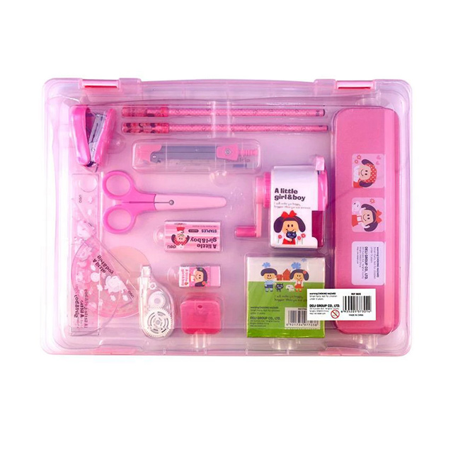 بسته لوازم تحریر دلی مدل 9610 مجموعه 15عددی