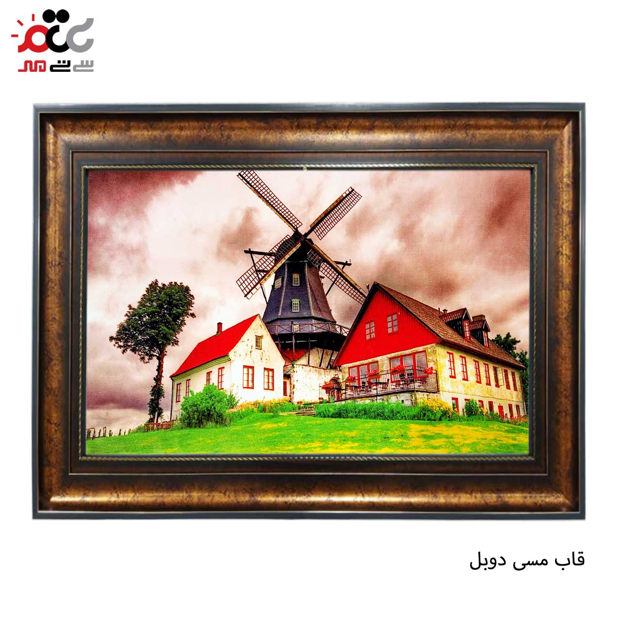 تابلو فرش طرح دار با قاب