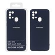 قاب نیو سیلیکون محافظ لنزدار RFF مدل Samsung Galaxy M31 - سرمه ای (پک دار)