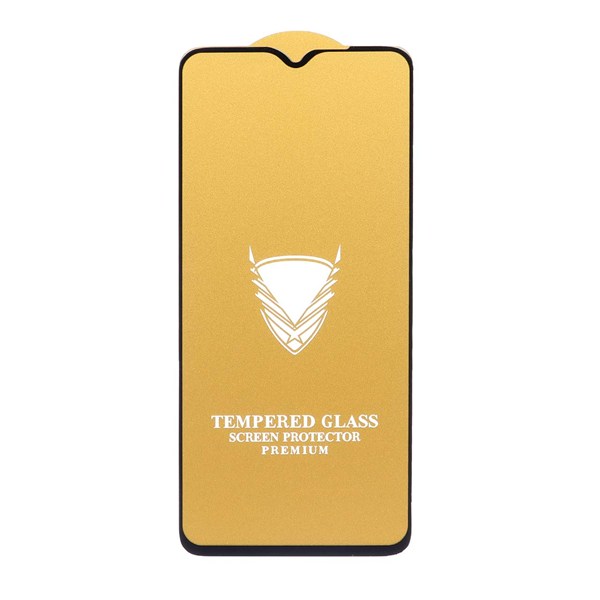 محافظ صفحه نمایش شیشه ای مشکی Full Cover OG Golden مدل Xiaomi Redmi Note 8 Pro / Poco M3 / Redmi 9T 4G