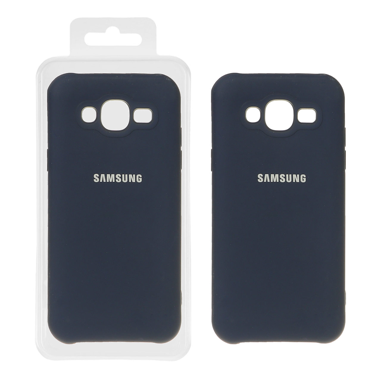 قاب نیو سیلیکون محافظ لنزدار RFF مدل Samsung Galaxy J5 (2015) / J500 - سرمه ای (پک دار)