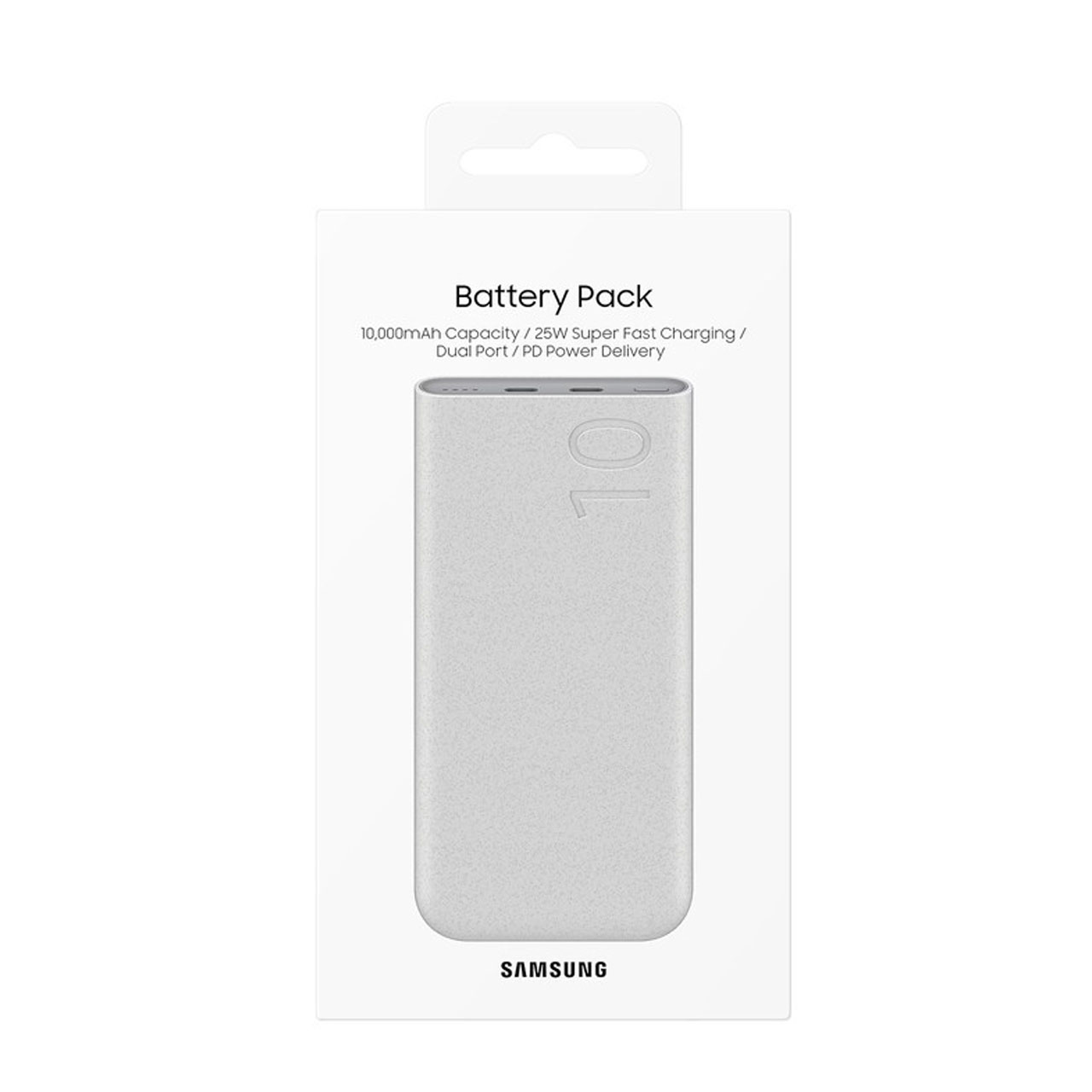 پاوربانک PD و فست شارژ Samsung 10000mAh مدل EB-P3400 25W - بژ - اصلی (گارانتی 18 ماهه شرکتی)