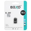 فلش مموری BEXO USB2.0 مدل B-307 ظرفیت 16GB - مشکی (گارانتی داده پردازی آواتک)