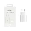 شارژر دو پین SAMSUNG 15W درجه یک سفید DST ( شش ماهه شرکتی)