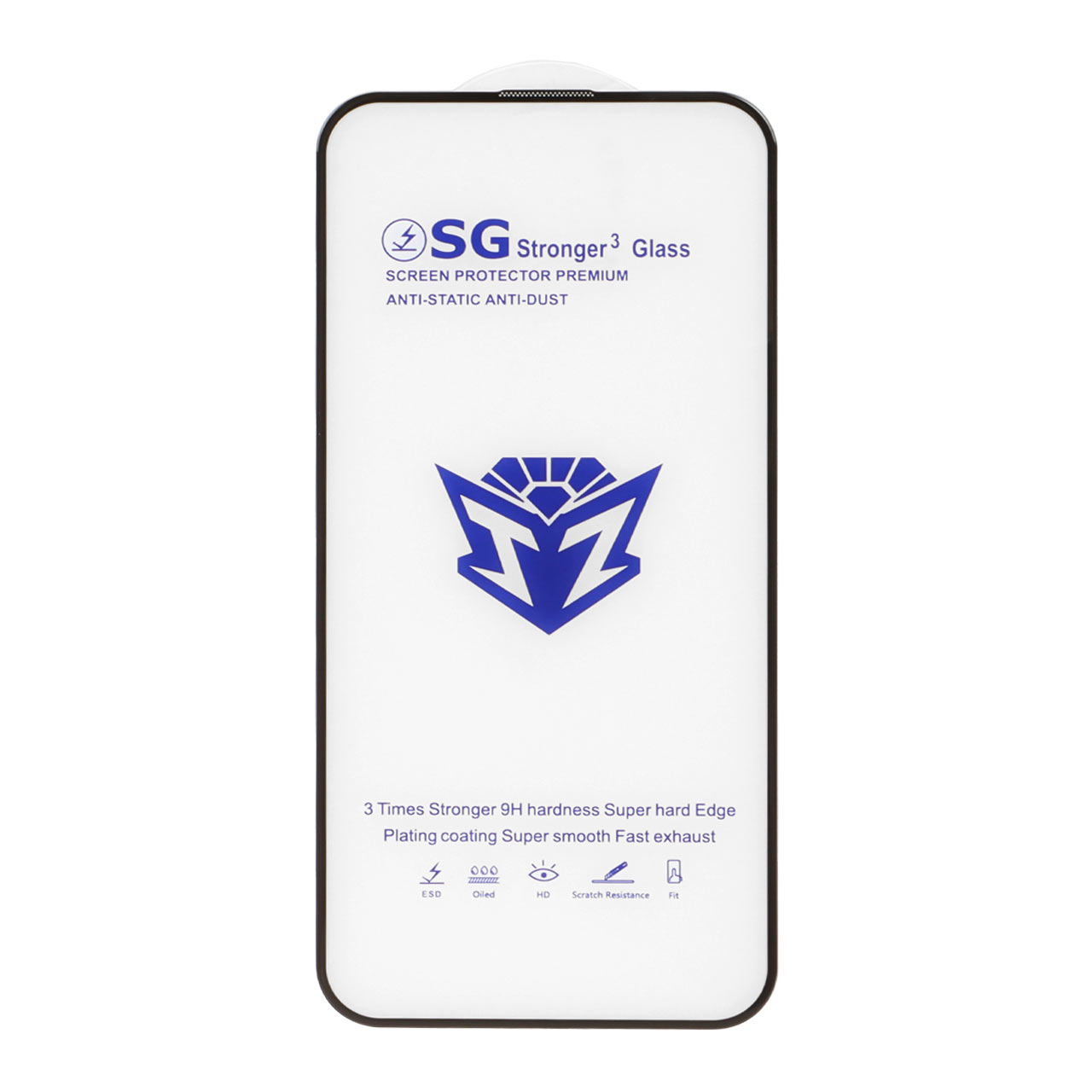 محافظ صفحه نمایش شیشه ای Full Cover Esd-SG مدل Iphone 15 Pro Max