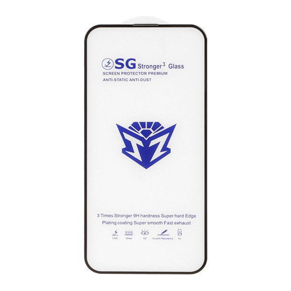 محافظ صفحه نمایش شیشه ای Full Cover Esd-SG مدل Iphone 15 Pro Max