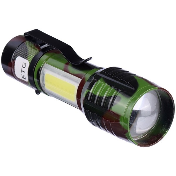 چراغ قوه پلیسی Flashlight COB+XPE LED چریکی