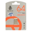 فلش مموری Queen tech USB2.0 مدل Mini ECCO ظرفیت 64GB - نقره ای (گارانتی مادام العمر شرکت آی تین)