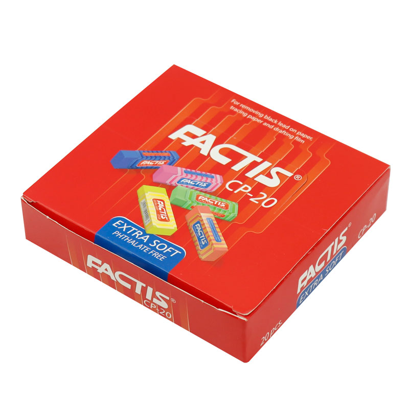 پاک کن رنگی فکتیس CP-20 بسته 20 عددی