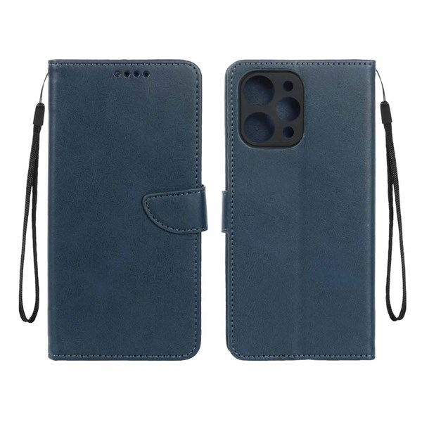 کیف چرمی موبایل مگنتی Xiaomi Redmi 12 / Poco M6 Pro 5G - سرمه ای