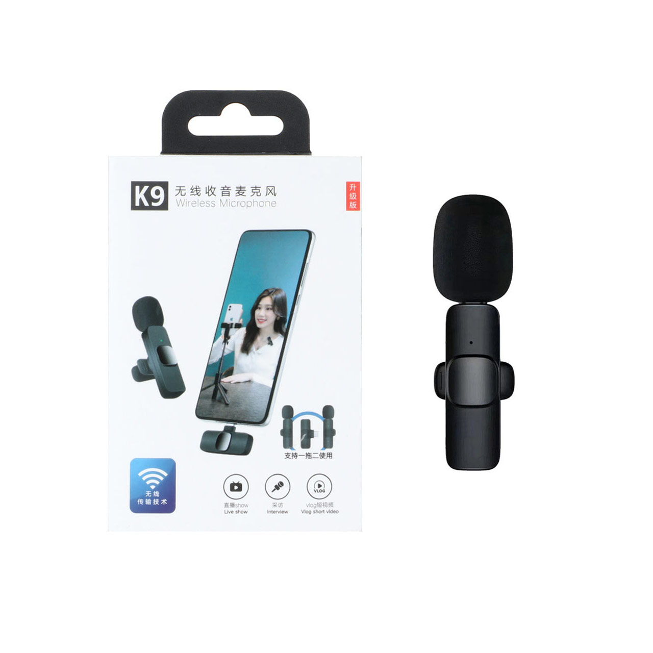میکروفون بی سیم Lightning مدل YSP - K9 (تک میکروفون)